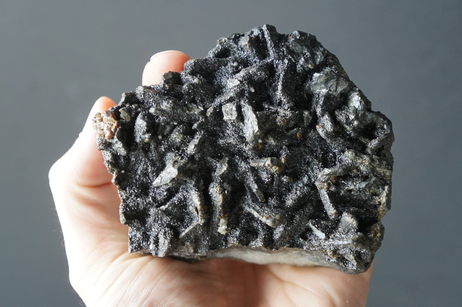 Rare Large ENARGITE ON ENARGITE pseudomorph Quiruvilca Mine Mineral Specimen Rare Large ENARGITE ON ENARGITE pseudomorph Quiruvilca Mine Mineral Specimen