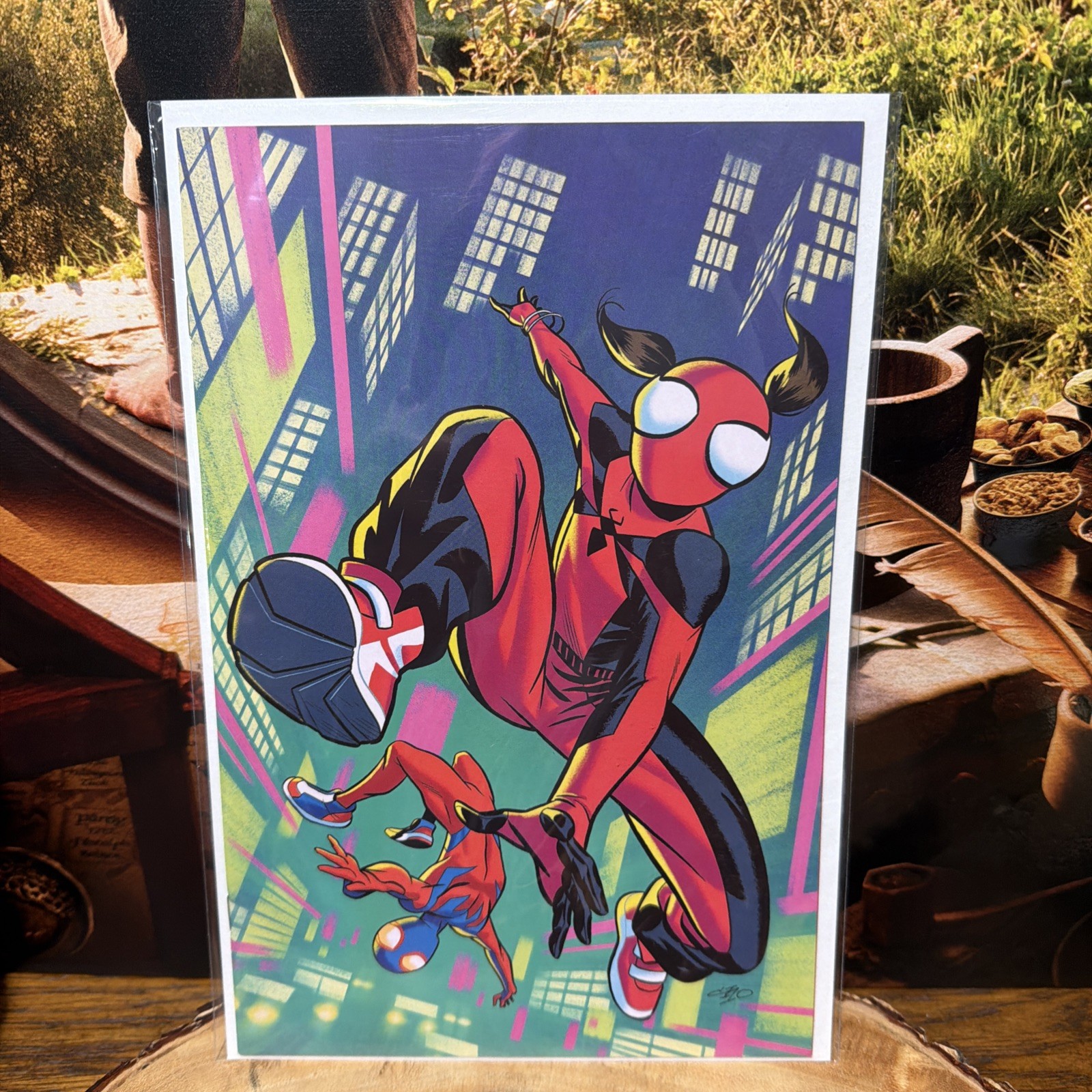 SPIDER - BOY # 12 (2024) 1 st APP  NEW SPIDER-GIRL 1:100 CHO VIRGIN 