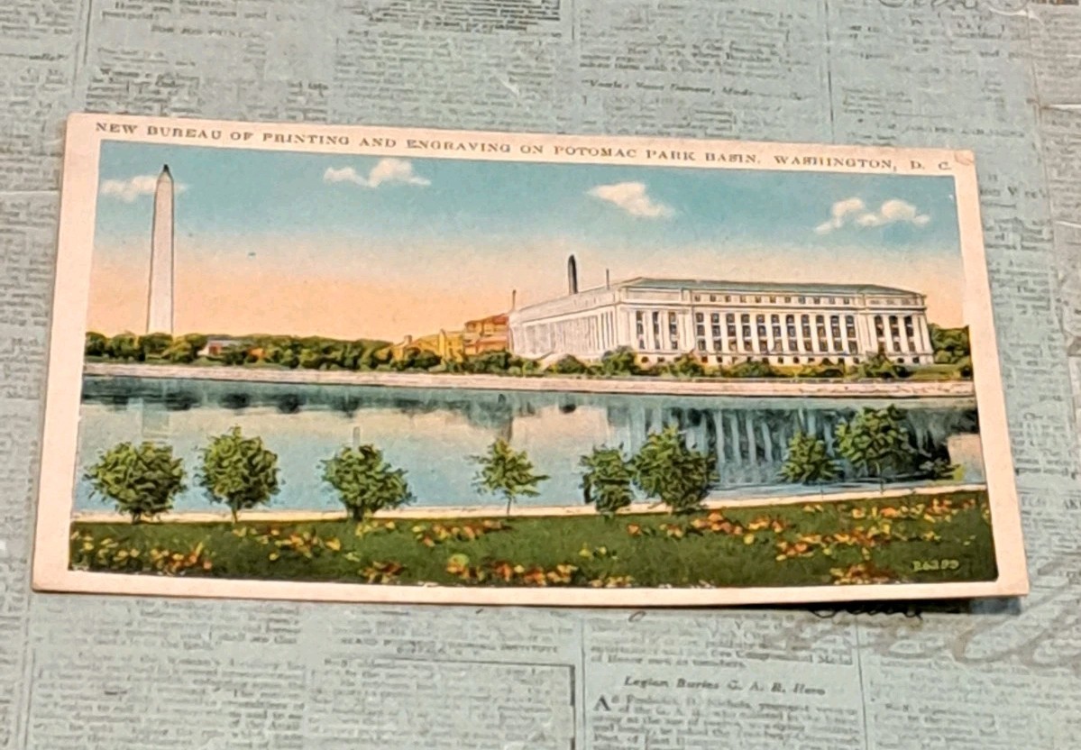 Antique New Bureau Of Printing & Engraving  Postcard Unused & Unposted 