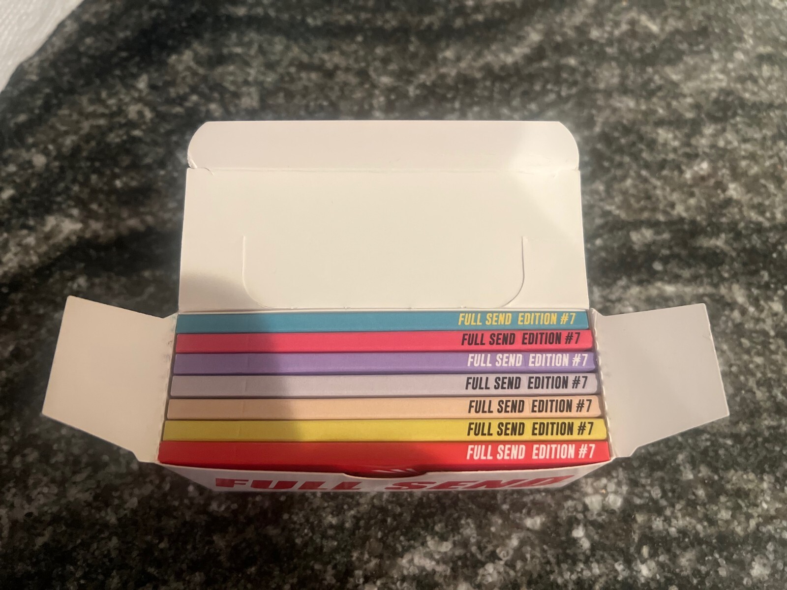 FULL SEND ROLLING PAPERS CASE OF 7 PACKS LIMITED EDITION 1/1000