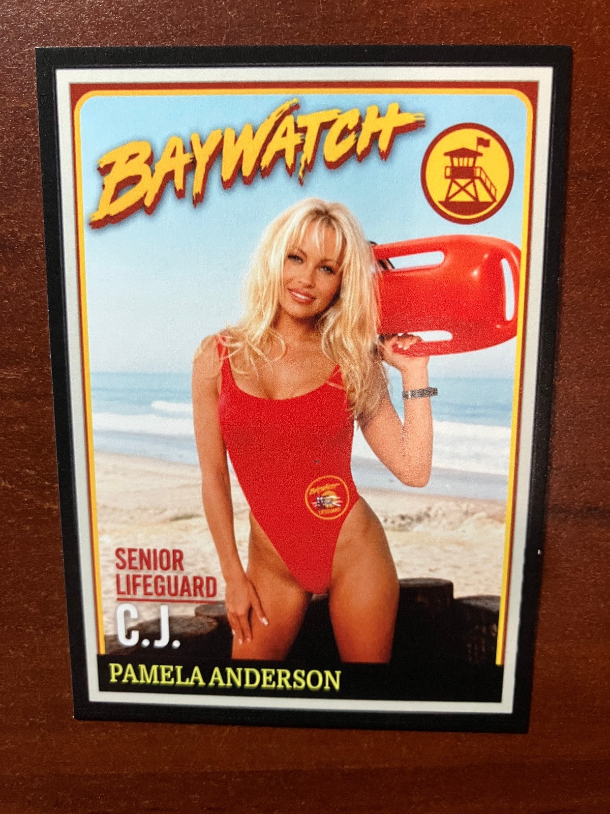 NEW Custom ACEO Baywatch Pamela Anderson Eggert Electra Trading Card (BW-2) NEW Custom ACEO Baywatch Pamela Anderson Eggert Electra Trading Card (BW-2)