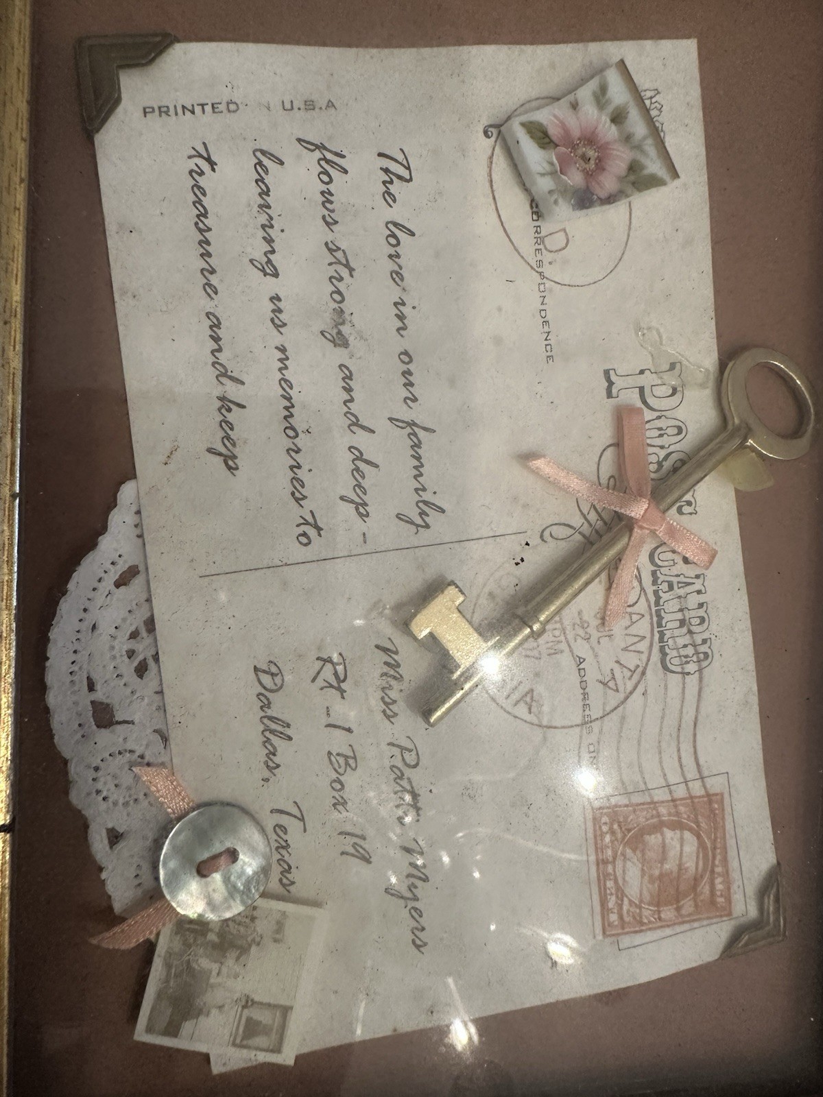 Antique Post Cart Jul 22 1907 Atlanta Giorgia  With Personalized Message USA