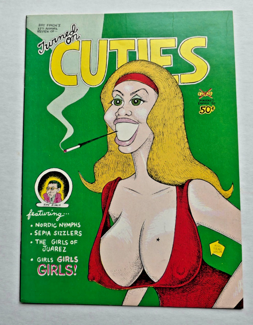 TURNED ON CUTIES 1972 1ST PRINT - Underground Comic - Ray Finch - FREE DOM SHIP