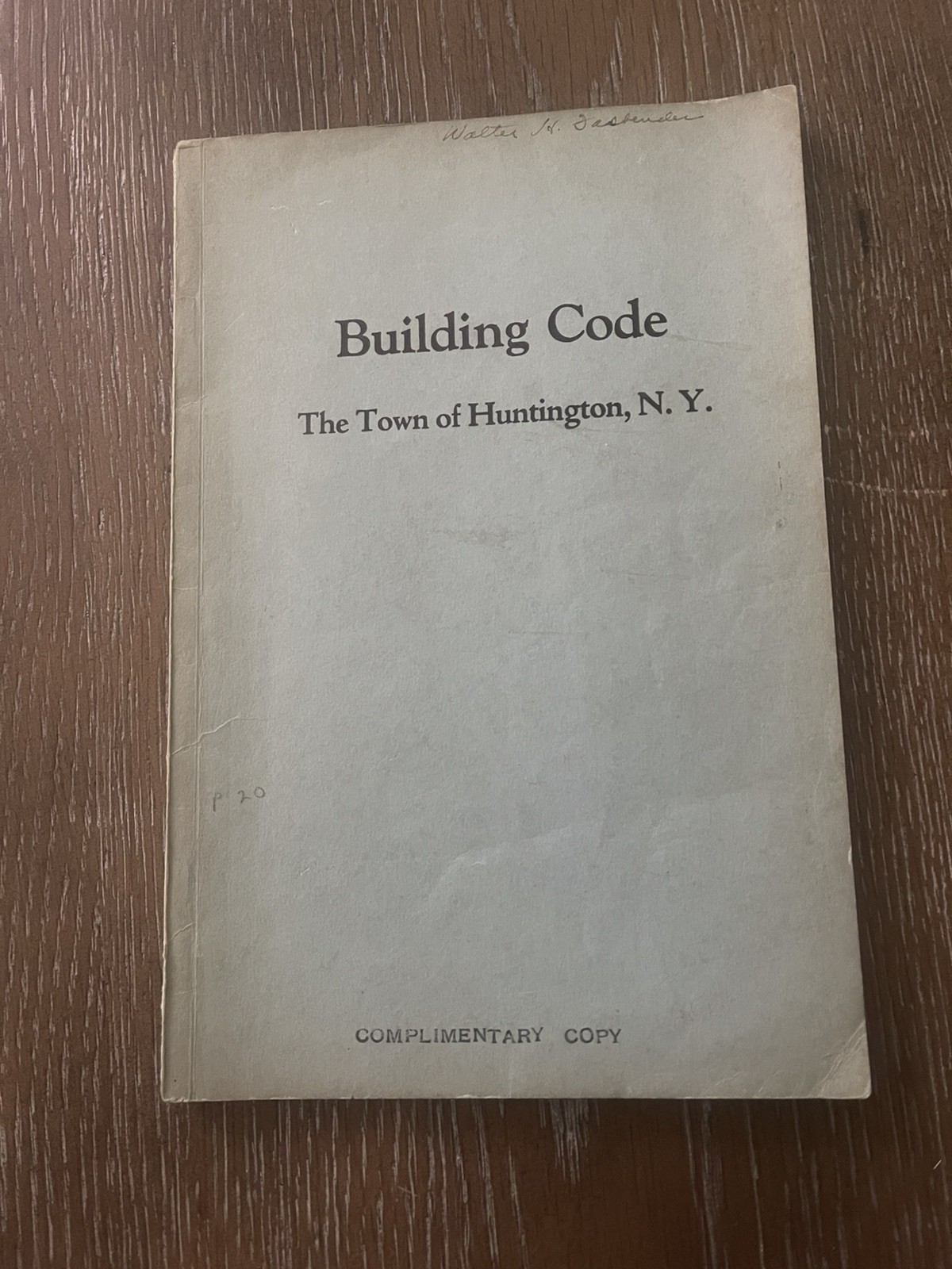 Town of Huntington, NY - Building Code - 1945