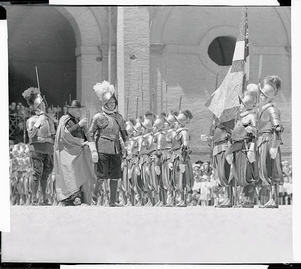 The Commander of Vaticans Swiss Guards Baron Henri de Pfyffer D A- 1956 Photo