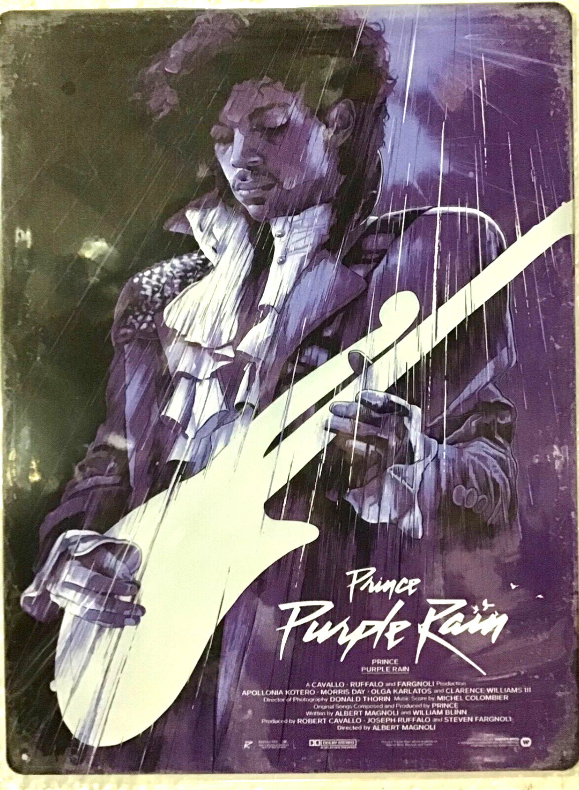 Prince 12x16 TIN SIGN Musician Purple Rain Funk Music Legend Guitar Bx1/ Bdrm