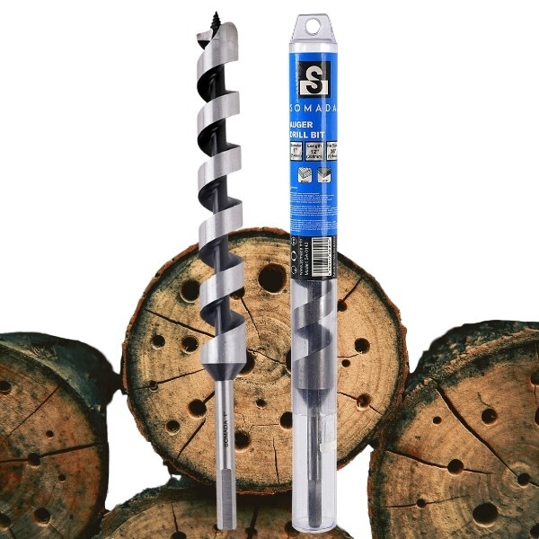 1 x 12 Inch Wood Auger Drill Bit 3/8-Inch Hex Shank Woodworking Carpenter Tool 1 x 12 Inch Wood Auger Drill Bit 3/8-Inch Hex Shank Woodworking Carpenter Tool