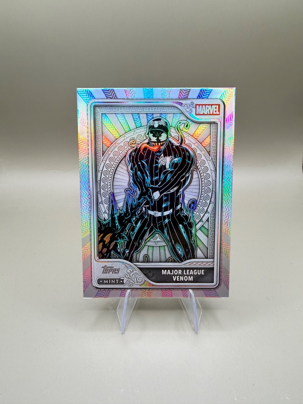 Major League Venom 2026 Topps Marvel Mint #53 Silver Card