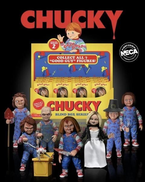 NECA Child\'s Play Chucky Figure 2 NECA CHILD\'S PLAY Good Guys CHUCKY Good Guys