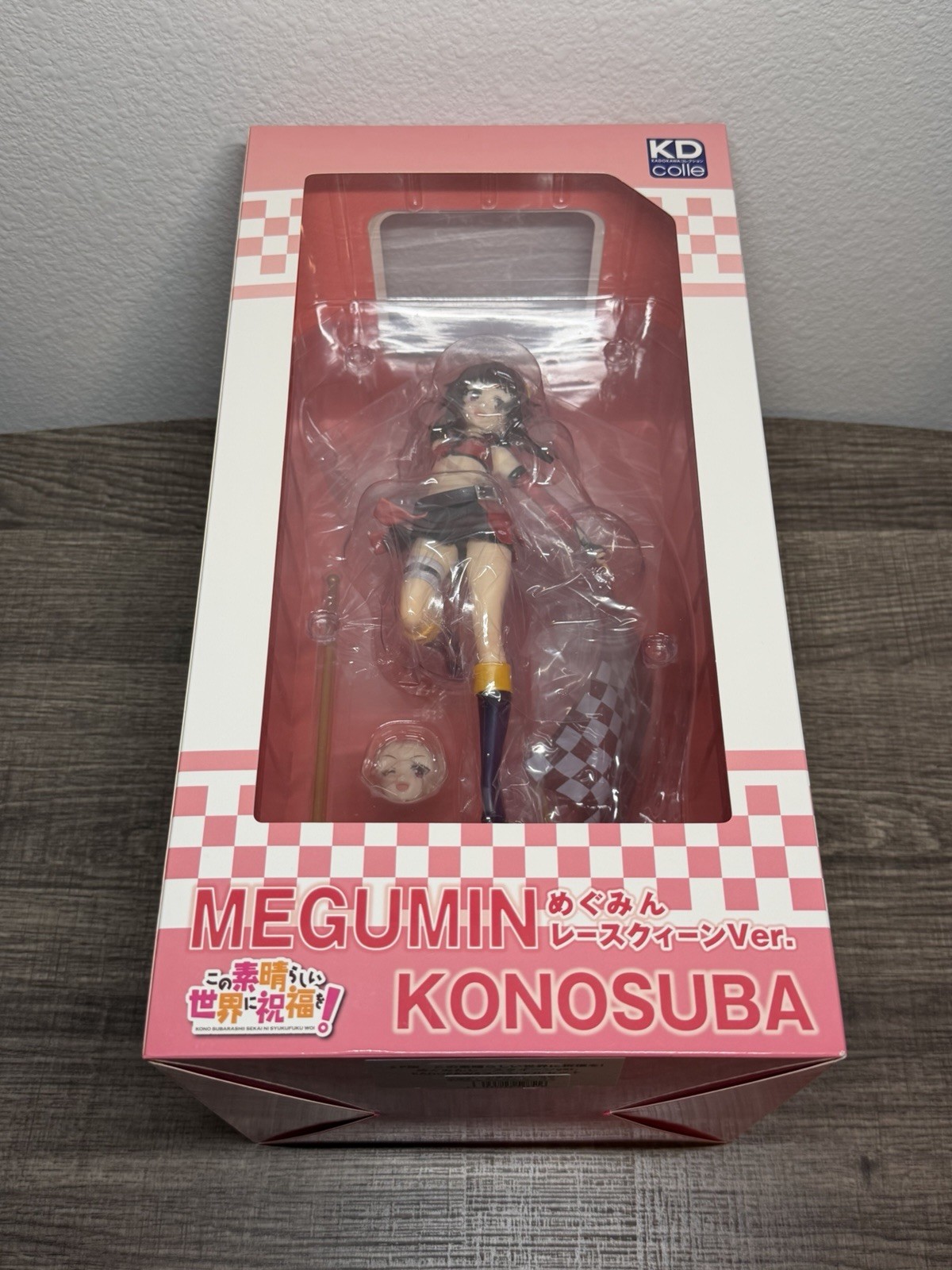 KDcolle 1/7 Scale Megumin Grid Girl Racing Queen Ver. Figure, New/Sealed USA