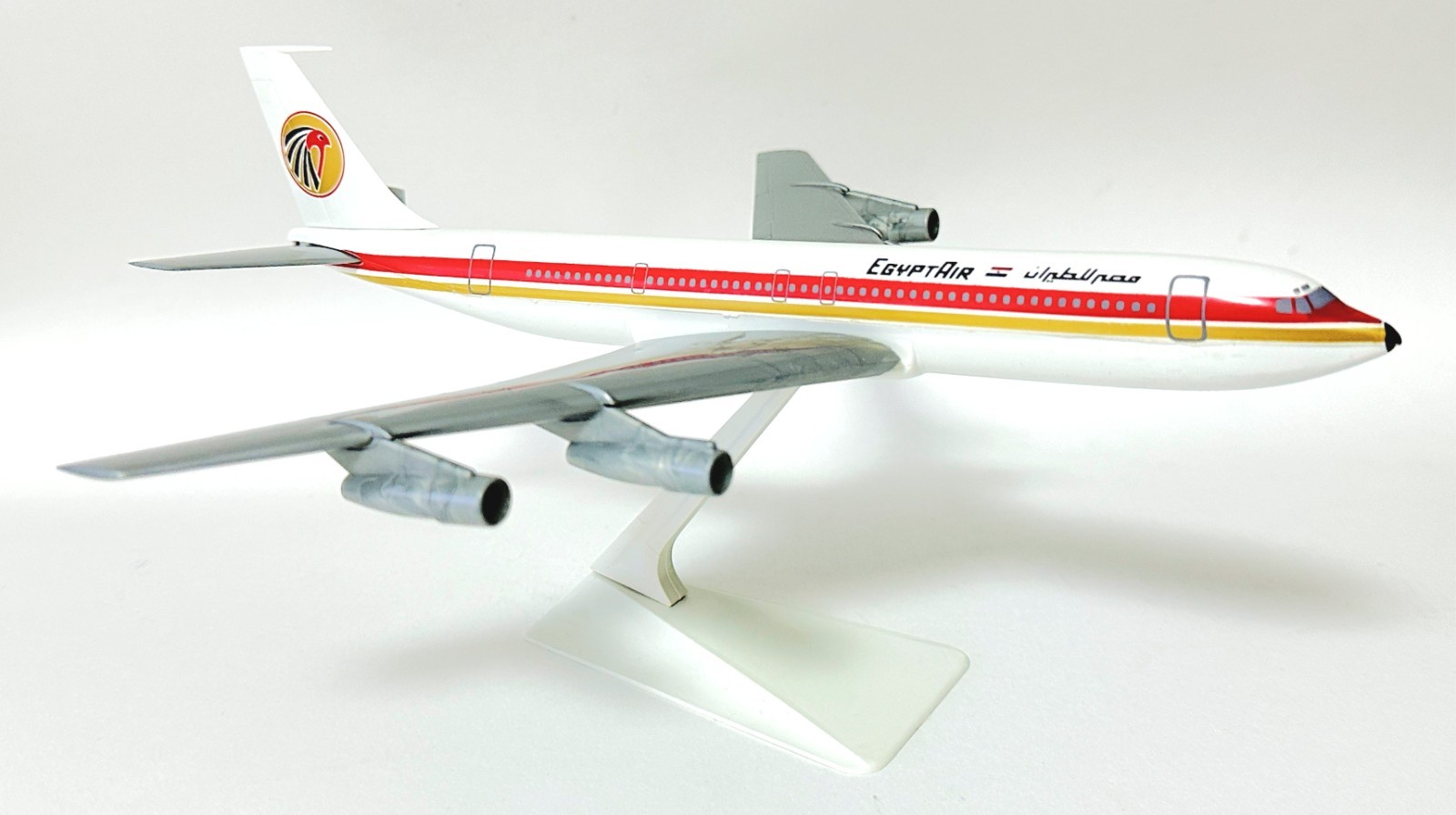 Boeing 707 EgyptAir Vintage 1980s Wooster Collectors Aircraft Model 1:200