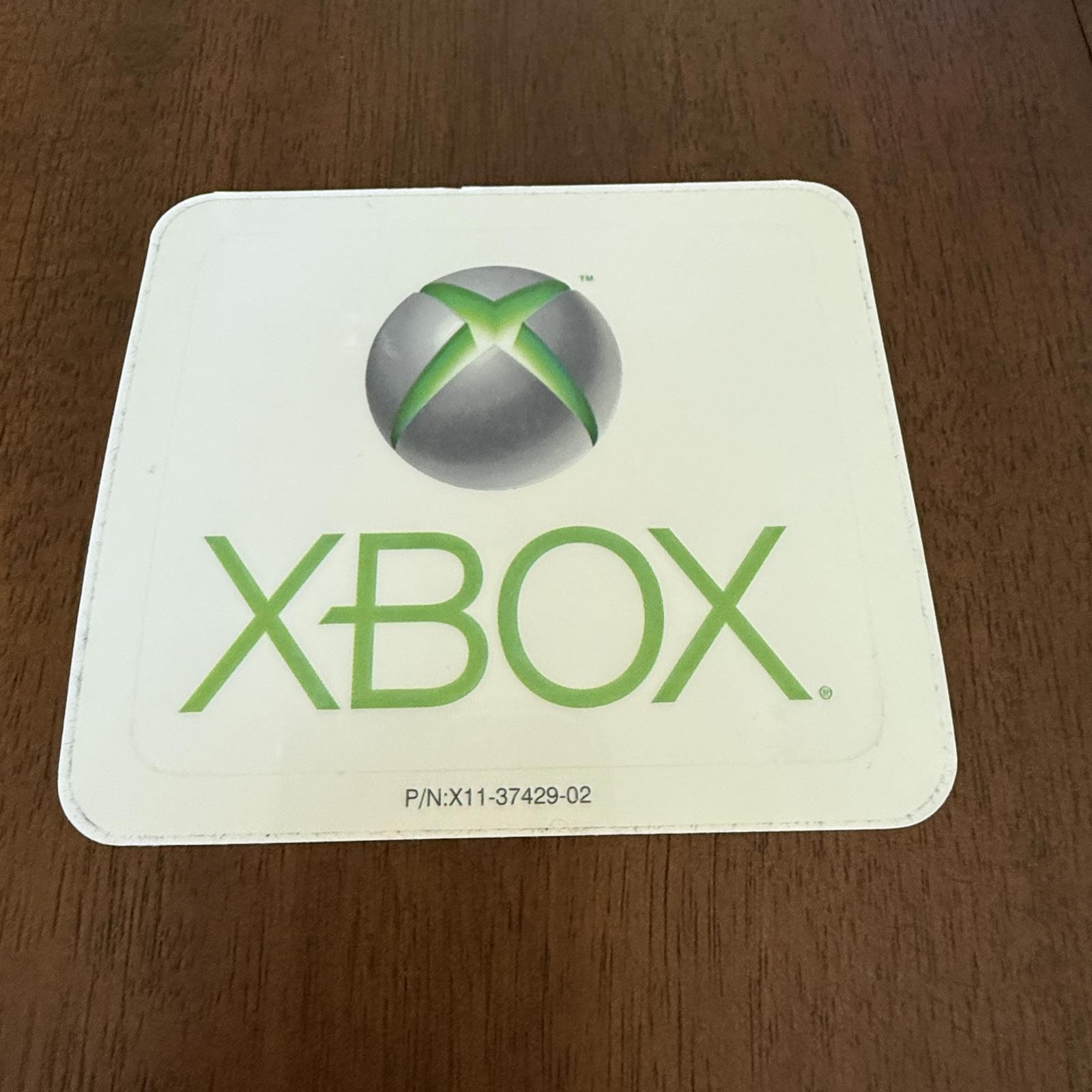 Xbox Store Display Promo Sticker X11-37429-02 Rare Launch Retail Sign VTG