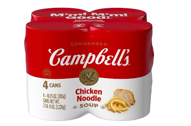 Campbell's Condensed Chicken Noodle Soup 10.75 Ounce Can Pack of 4