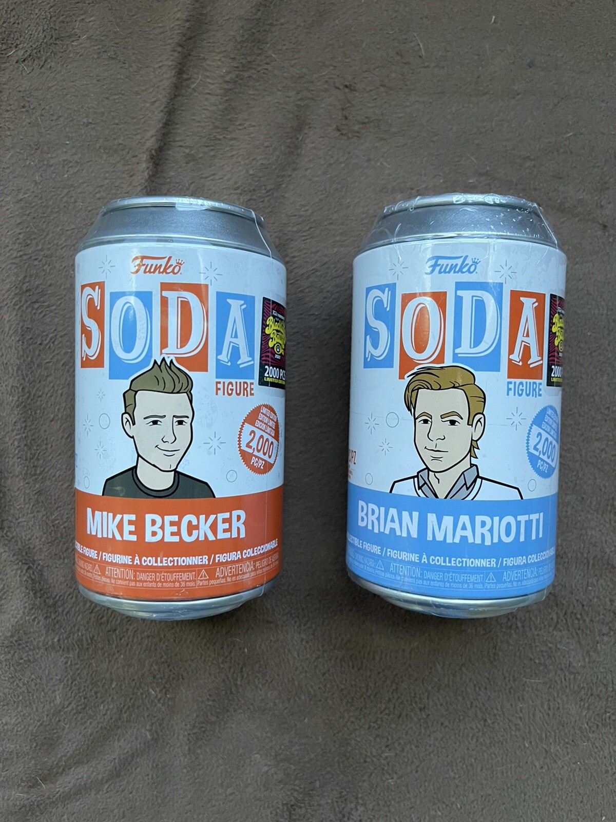 Funko Soda Mike Becker and Brian Marriotti. Blacklight Battle. LE 2000