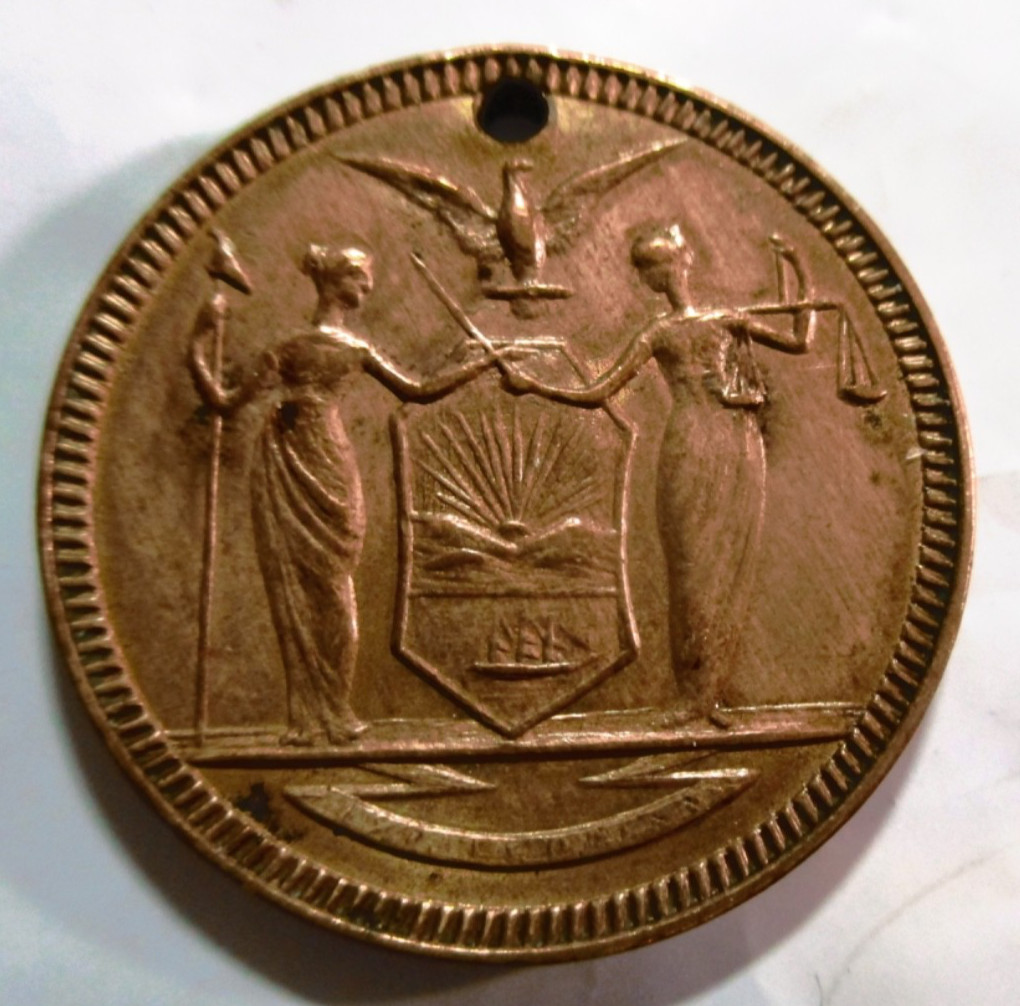 CIVIL WAR GAR 1888 REUNION VERY SCARCE SMALL MEDAL SYRACUSE NEW YORK