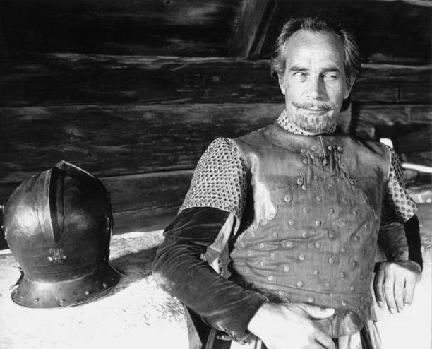 The German Austrian actor director Adrian Hoven during filming of - Old Photo