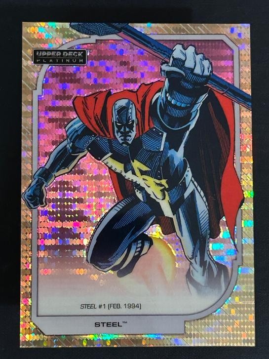2026 Upper Deck Platinum DC – STEEL #133 – SEISMIC GOLD PARALLEL 3/10 RETRO 1994