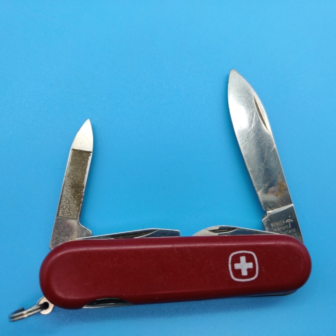 Wenger Delemont Vintage Red Retired Swiss Army Knife Apprentice EDC