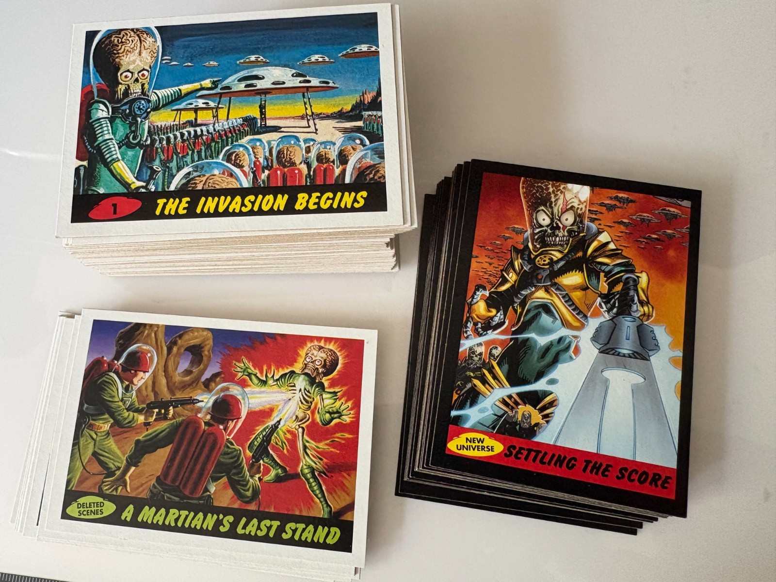 2012 Mars Attacks Topps Heritage Complete Base Set New Universe & Deleted Scenes
