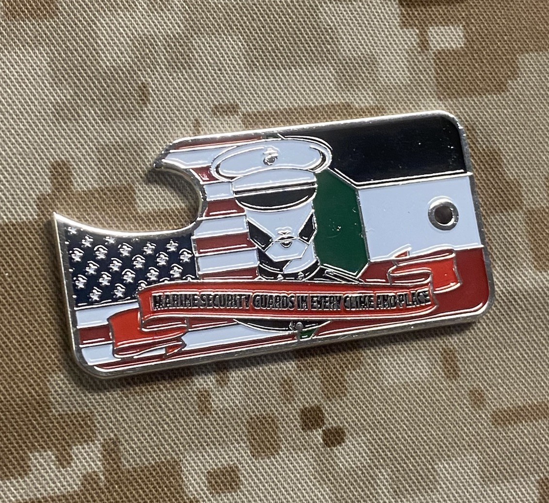 SUDAN MSG D Marine Security Guard USMC State Detachment Challenge Coin Embassy