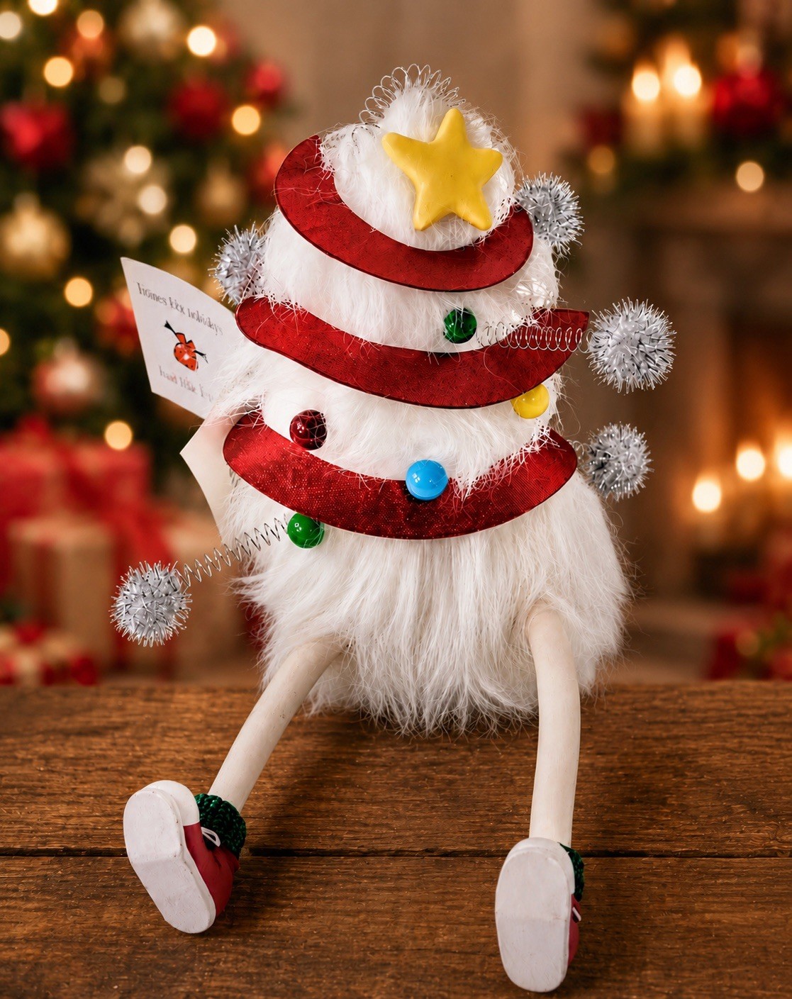 Silvestri MISSING Ornament 11” Abstract Christmas Tree - Ruby Lips Studio NWT