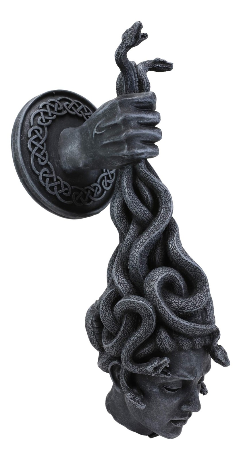 Ebros Greek Mythology Severed Head of Goddess Medusa with Snake Hairs Hanging... Ebros Greek Mythology Severed Head of Goddess Medusa with Snake Hairs Hanging...
