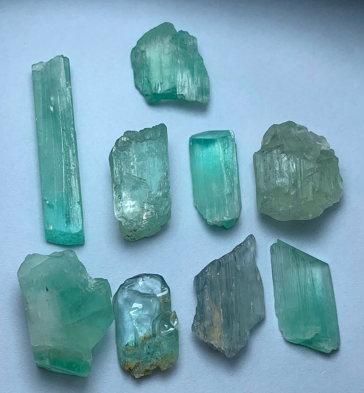 224 Carat Hiddenite Green Kunzite Crystal From Afghanistan