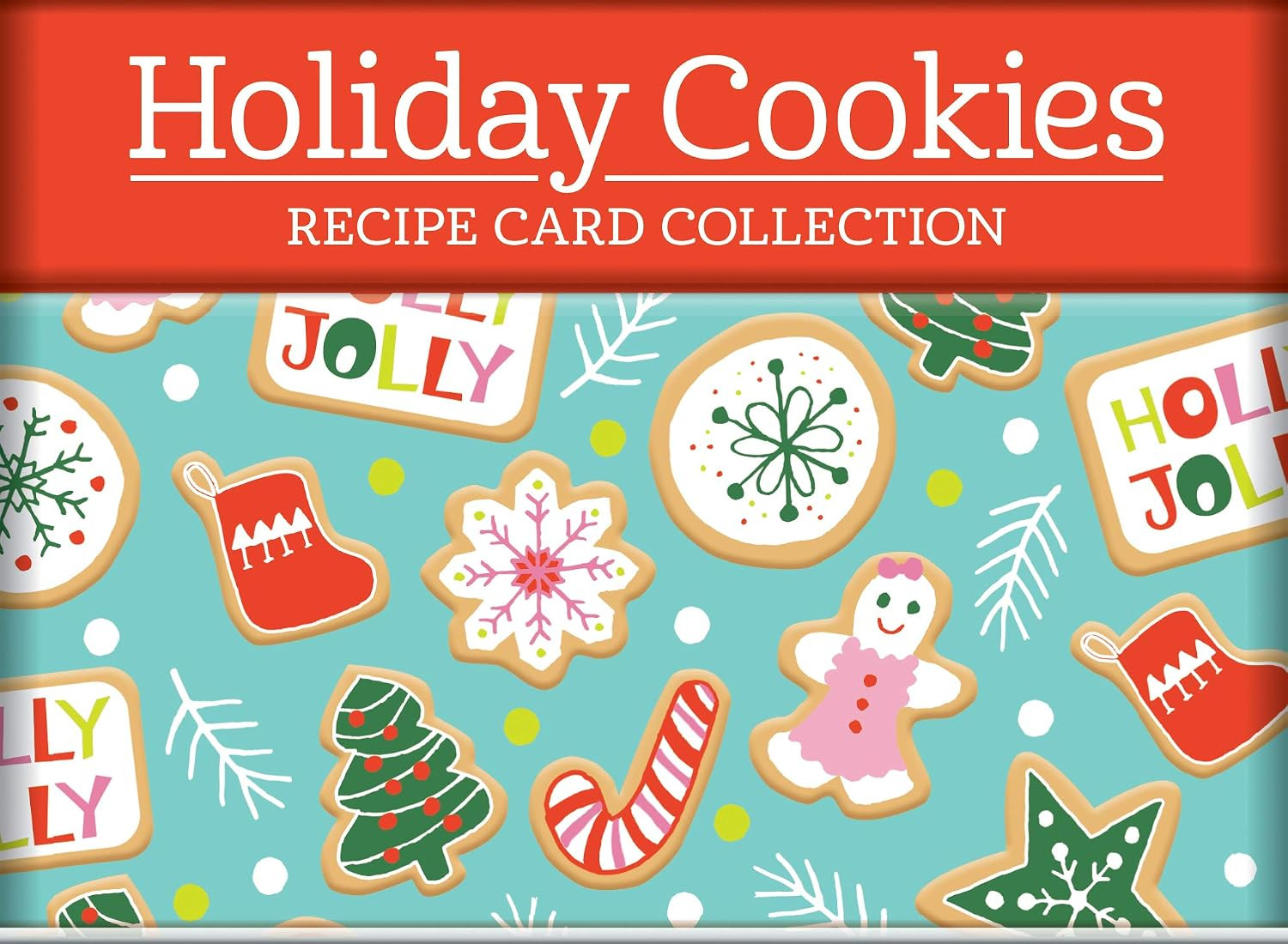Holiday Cookies - Recipe Card Collection Tin Holiday Cookies - Recipe Card Collection Tin