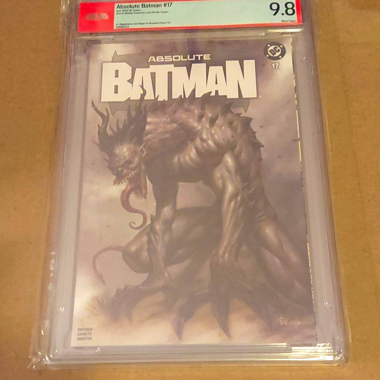 PSA 9.8 Absolute Batman #17 Variant Cover by Lucio Parrillo graded 9.8 by PSA