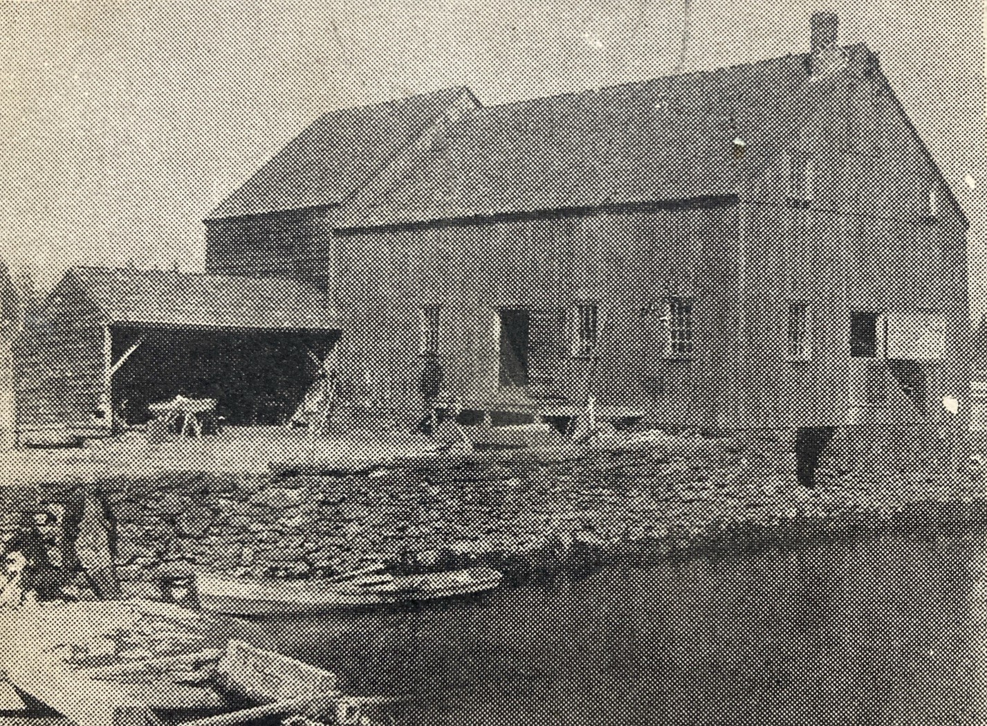 1905 Kirby’s Mill An Old Landmark In Port Chester Rye NY Postcard 