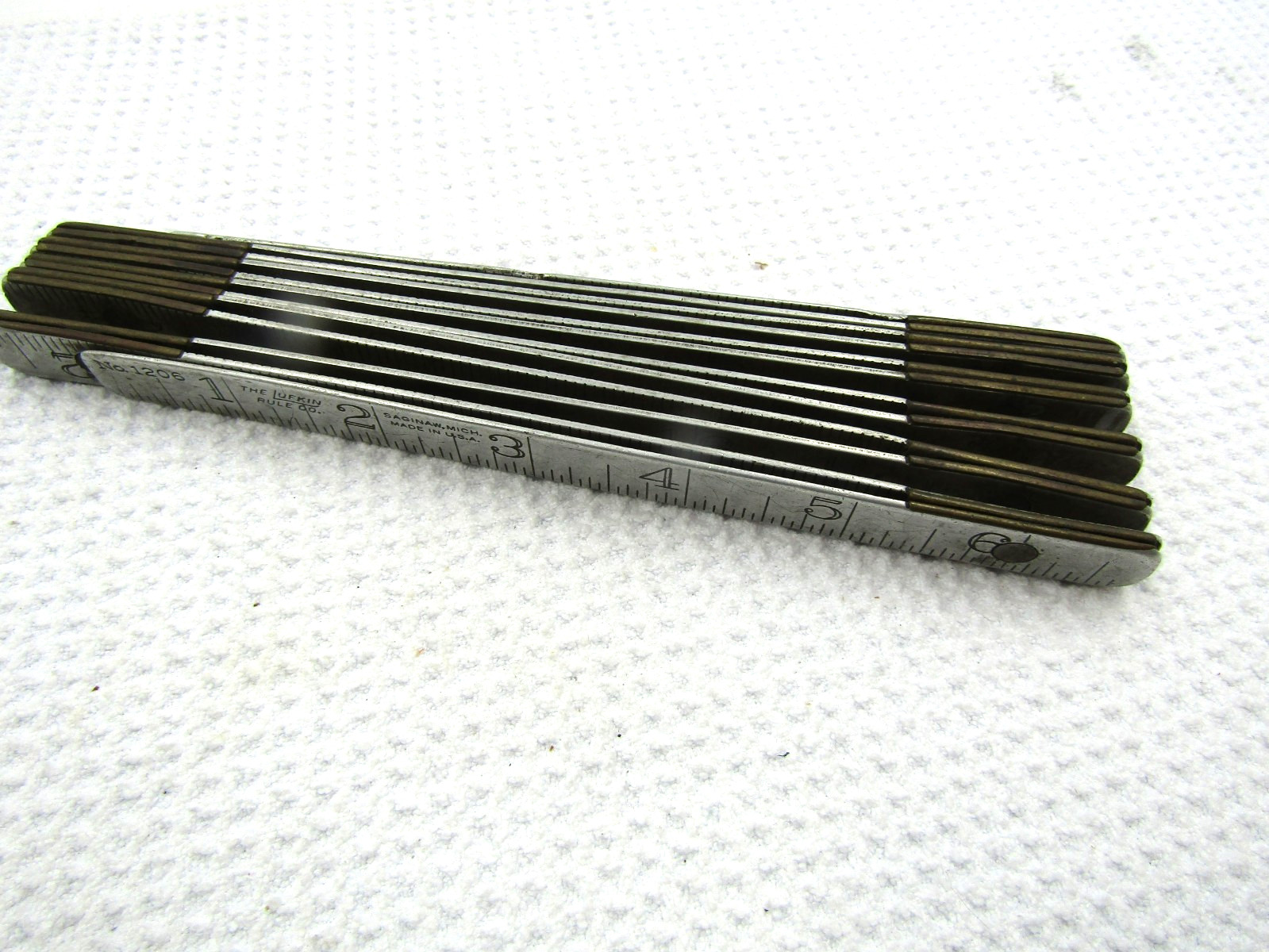 Vintage The Lufkin Rule Co. 6 fOOT fOLDING rULER Model 1206 Made USA Vintage The Lufkin Rule Co. 6 fOOT fOLDING rULER Model 1206 Made USA
