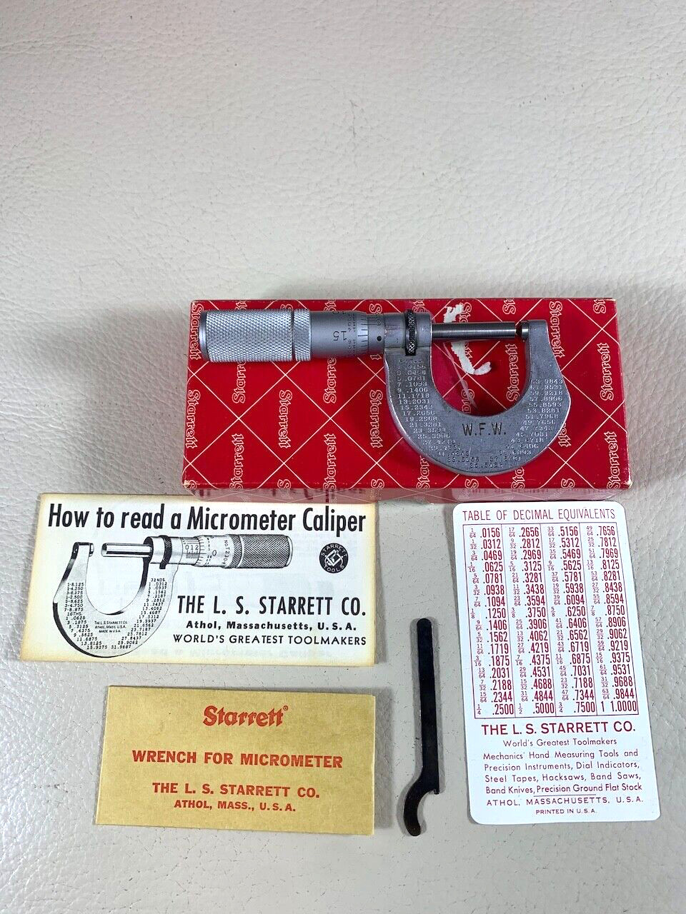 Starrett Micrometer No.230 1\