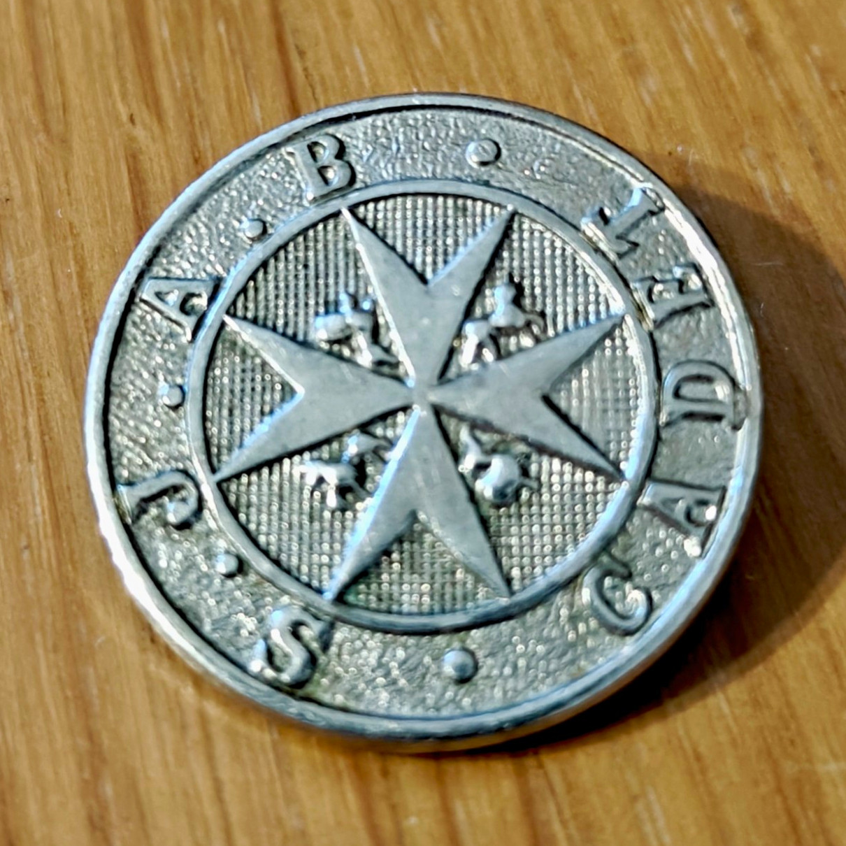 Vintage WW2 St John Ambulance Brigade SJAB Cadet Badge St John\'s Gate London Pin