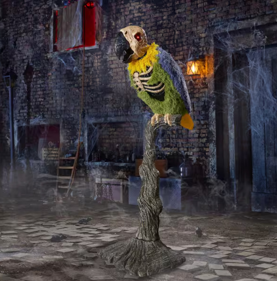 5FT Dead Water Animated LED Rotwing Parrot Animatronic Home Depot 2026 IN HAND