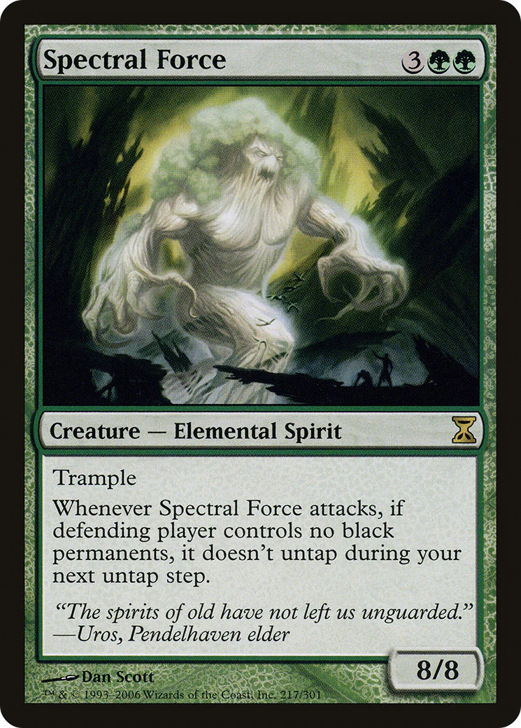 Spectral Force [Time Spiral] Magic MTG