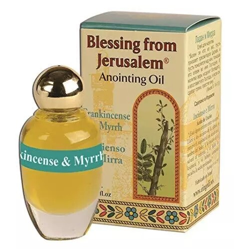 Aceite De Uncion De Incienso Y Mirra Para Oracion Con Especias Biblicas, 0