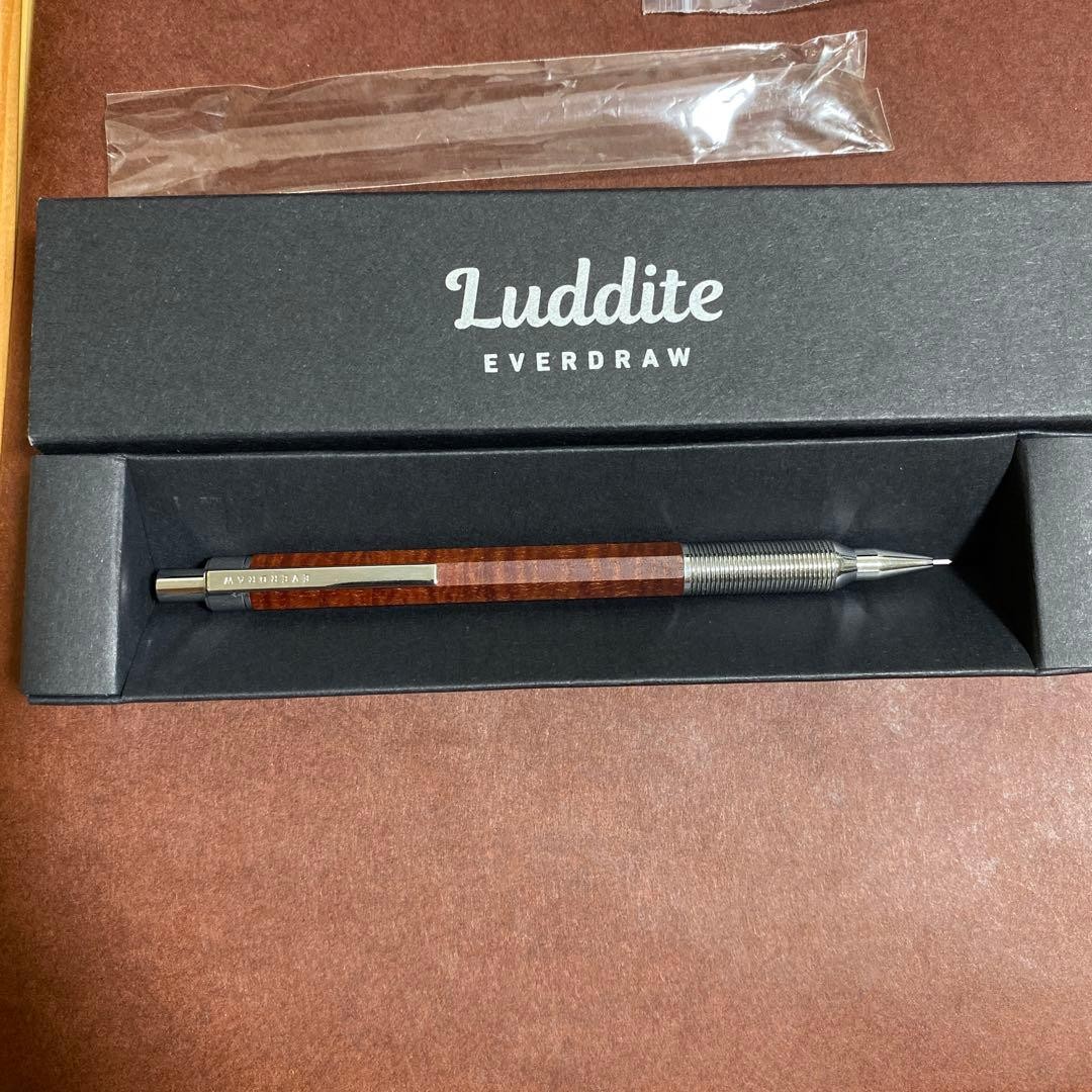 Luddite Everdraw Mechanical Pencil River Red Gum Curly Octagonal Event Edition