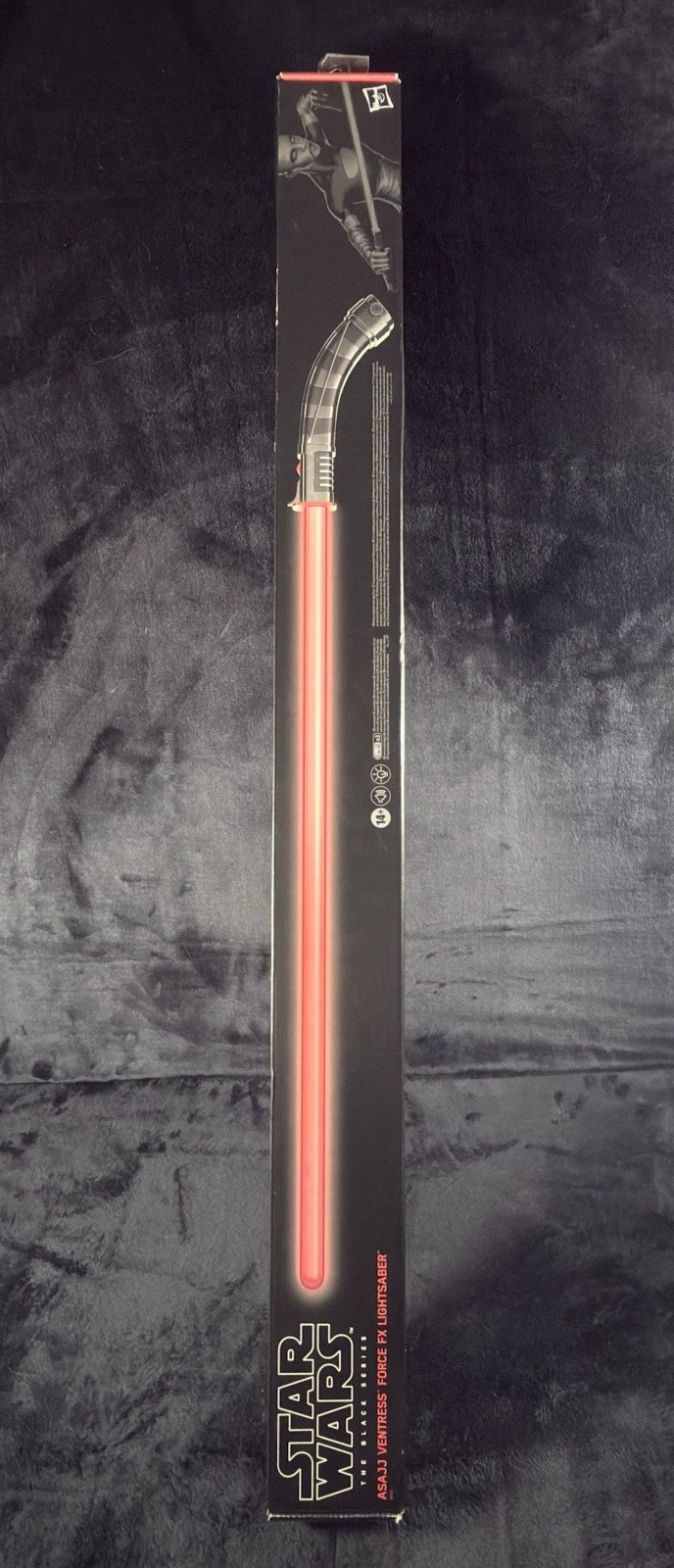Star Wars The Black Series Asajj Ventress Force FX Lightsaber Hasbro SHELF WEAR