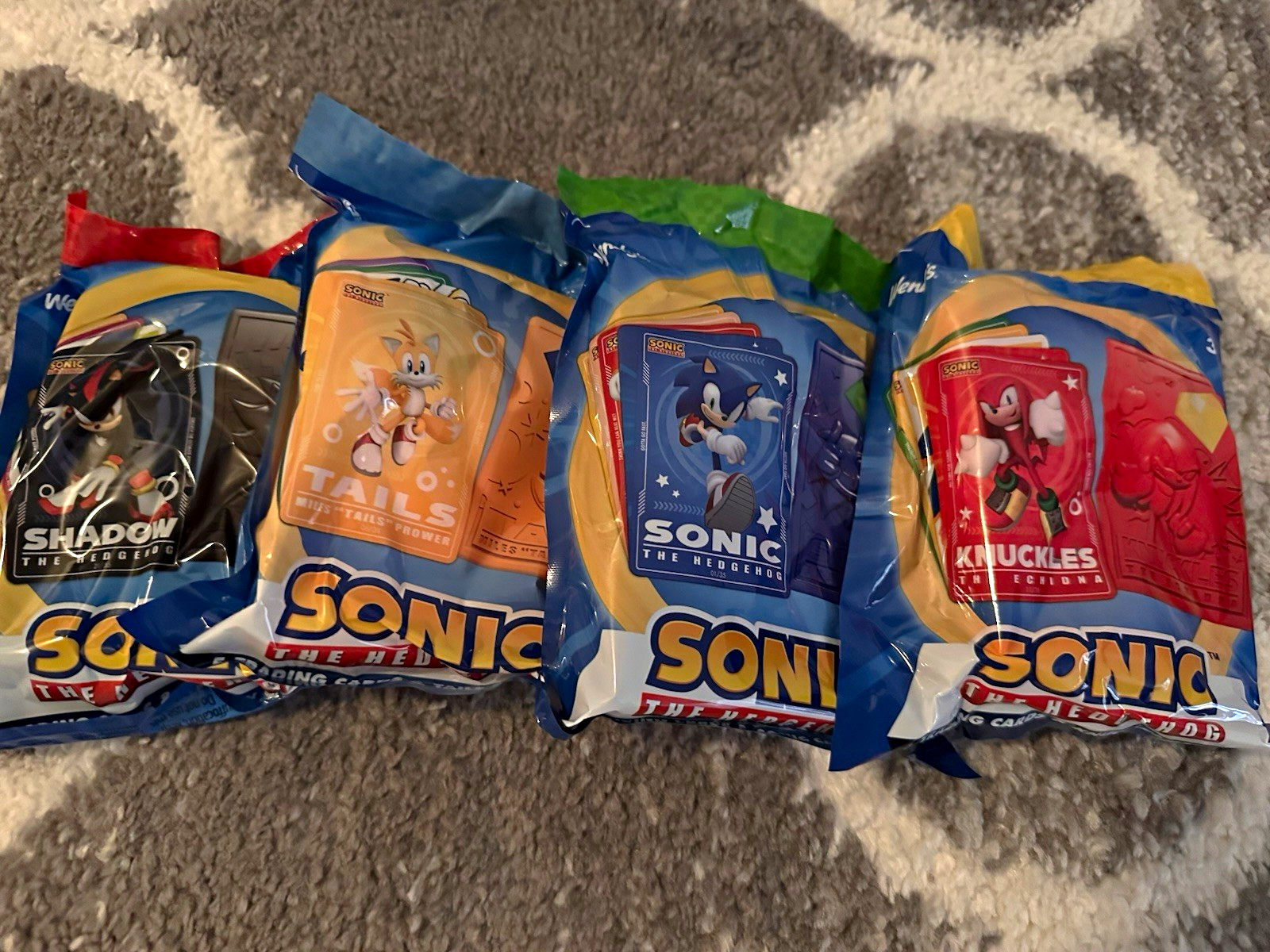 Sonic Sonic the Hedgehog Trading Card Packs Sealed Lot 4 (5 Cards each) 2026