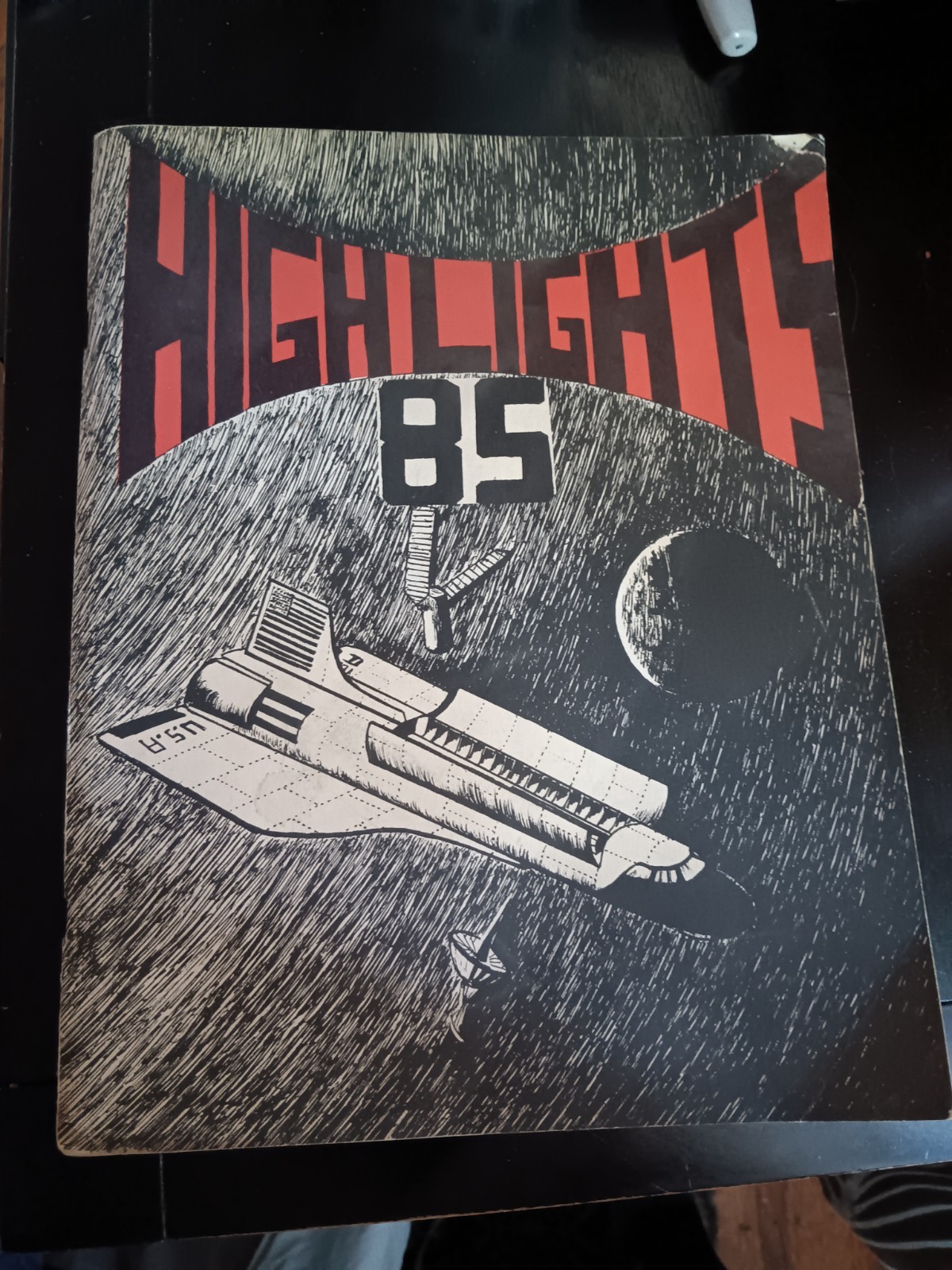 Vintage 1985 Yearbook William Cowper J.H.S. 73Q Highlights 85