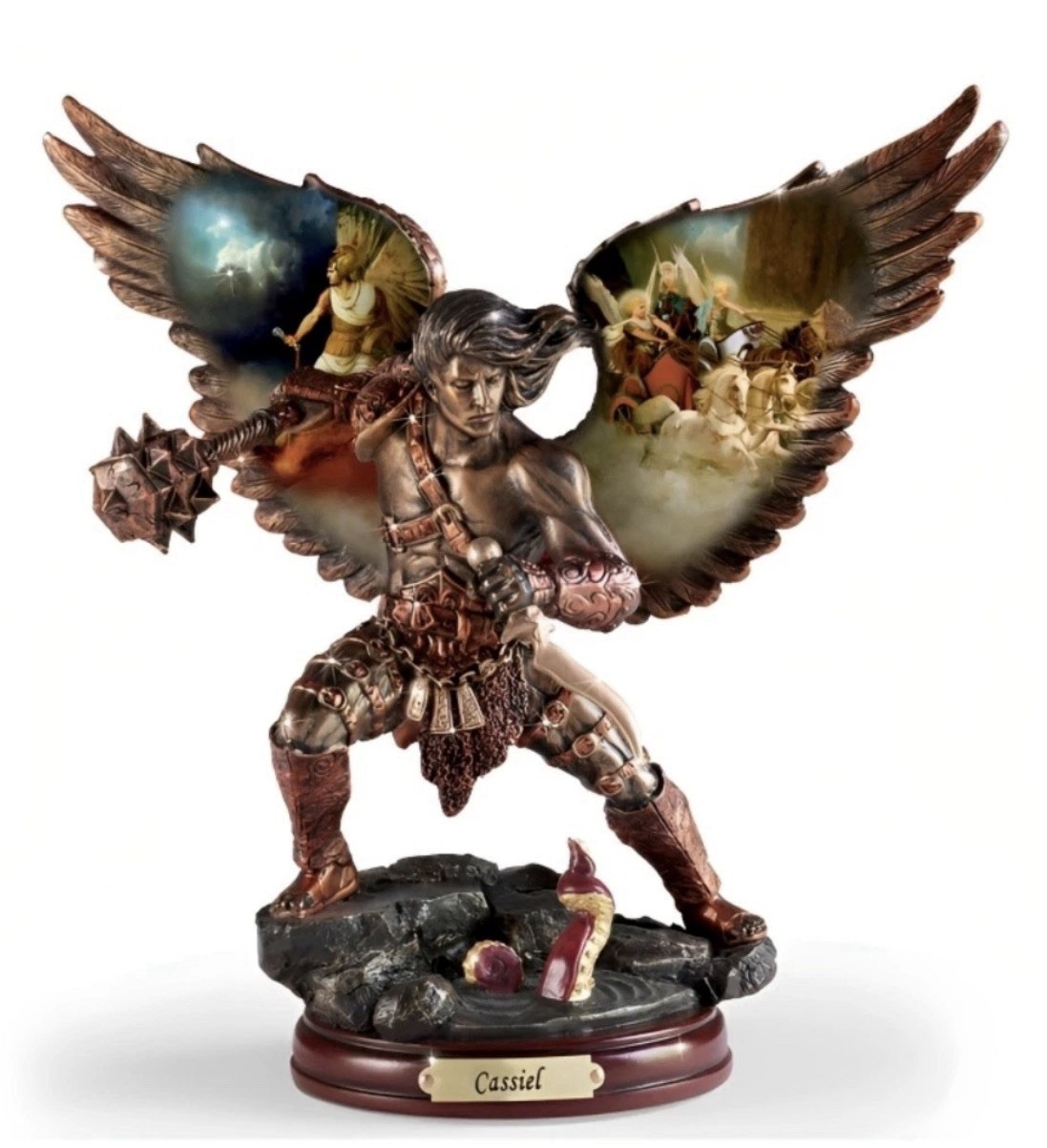 CASSIEL: SPEED OF GOD Item Bronze Colour Archangel Resin Figurine