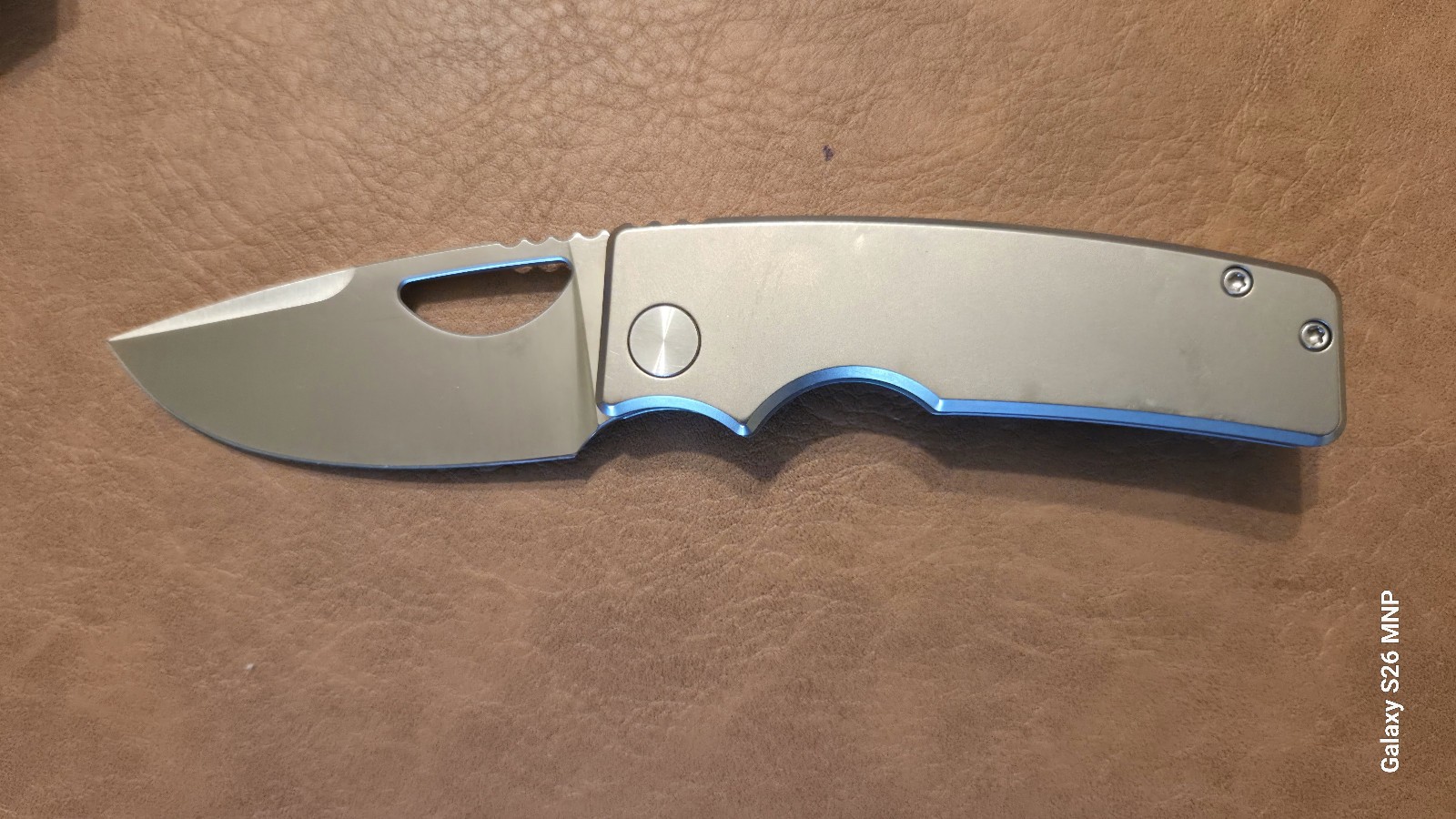NINE THORN OZ Rosie Titanium Handle 60HRC, D2 Steel, Ceramic Bearing, Pocket EDC