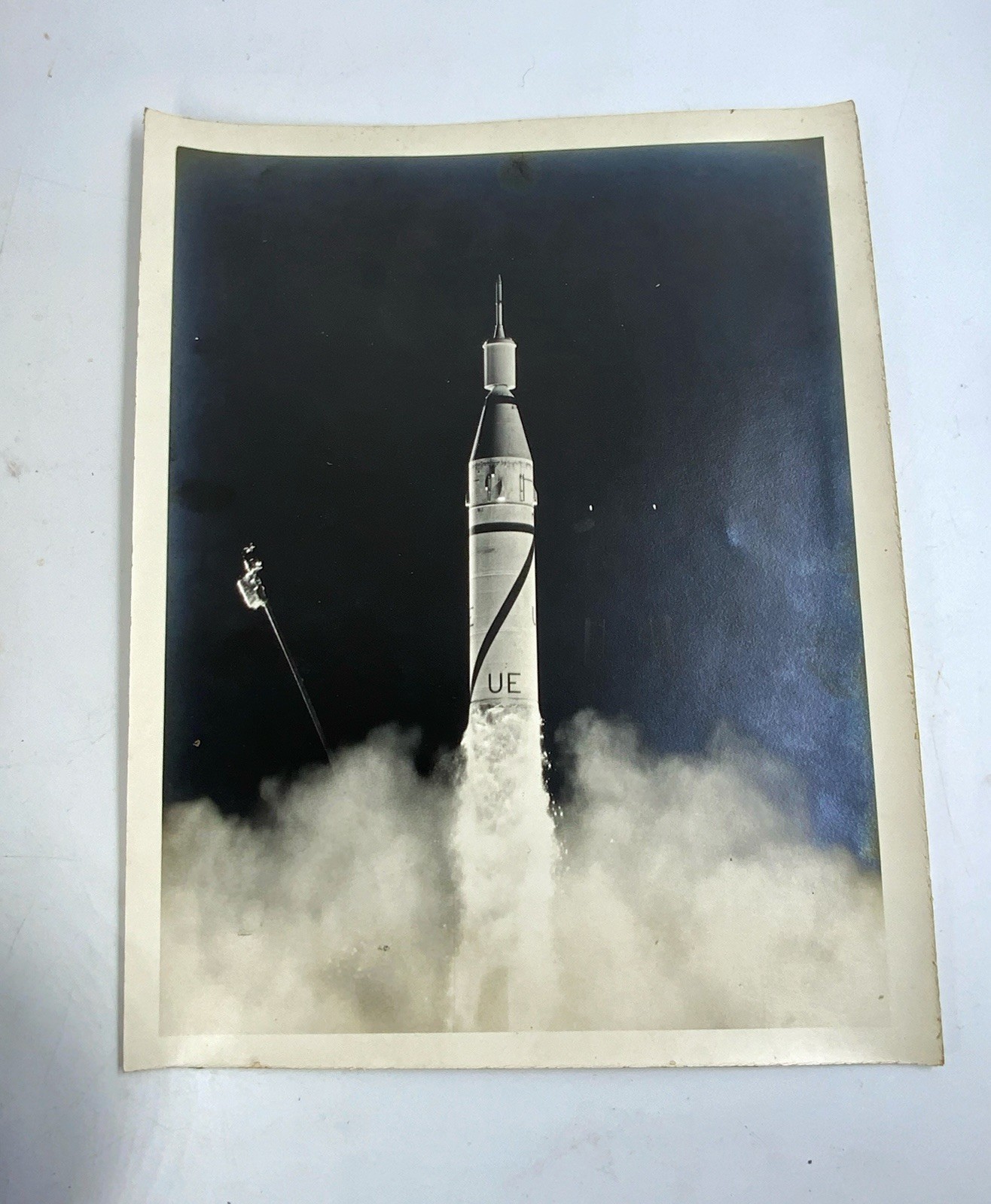 1958 VINTAGE official Air Force Explorer 1 Launch 14” x 11 photo NASA Satellite