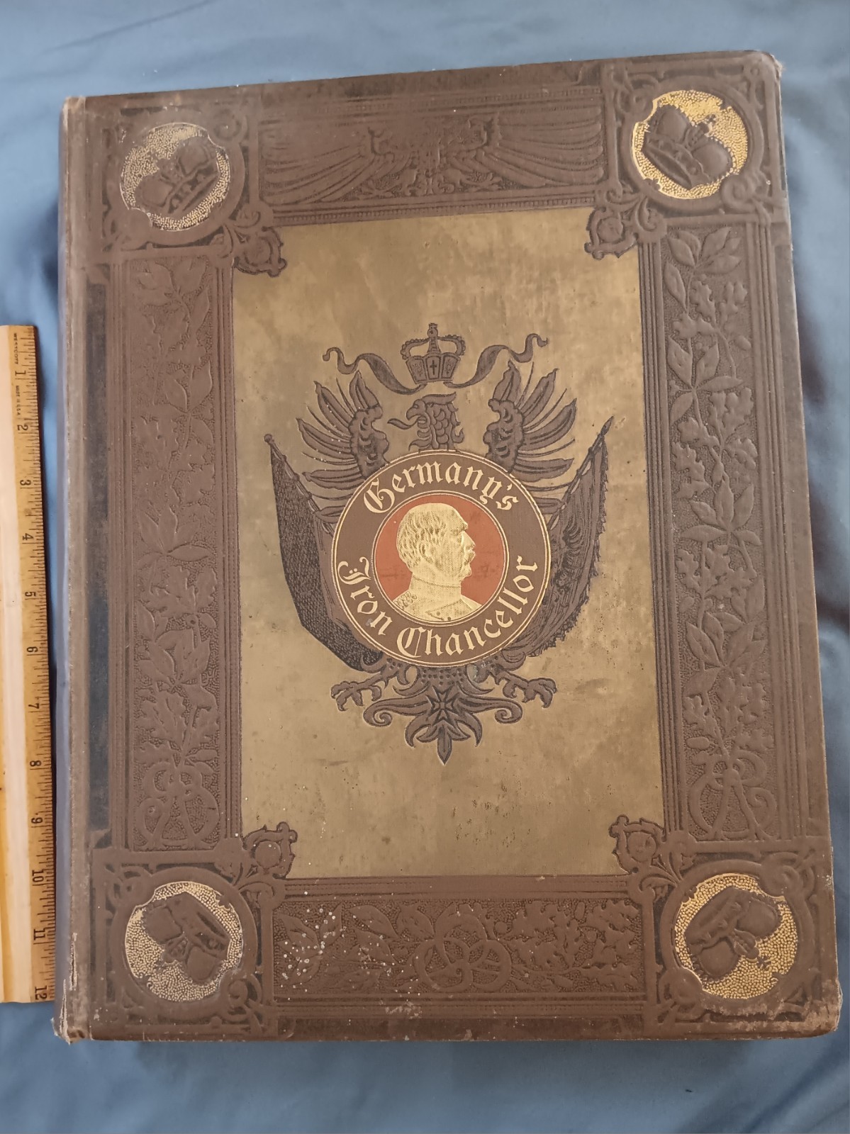 THE IRON CHANCELLOR GERMANY WW1 WW2 BISMARCK REICHSTAG LARGE BOOK