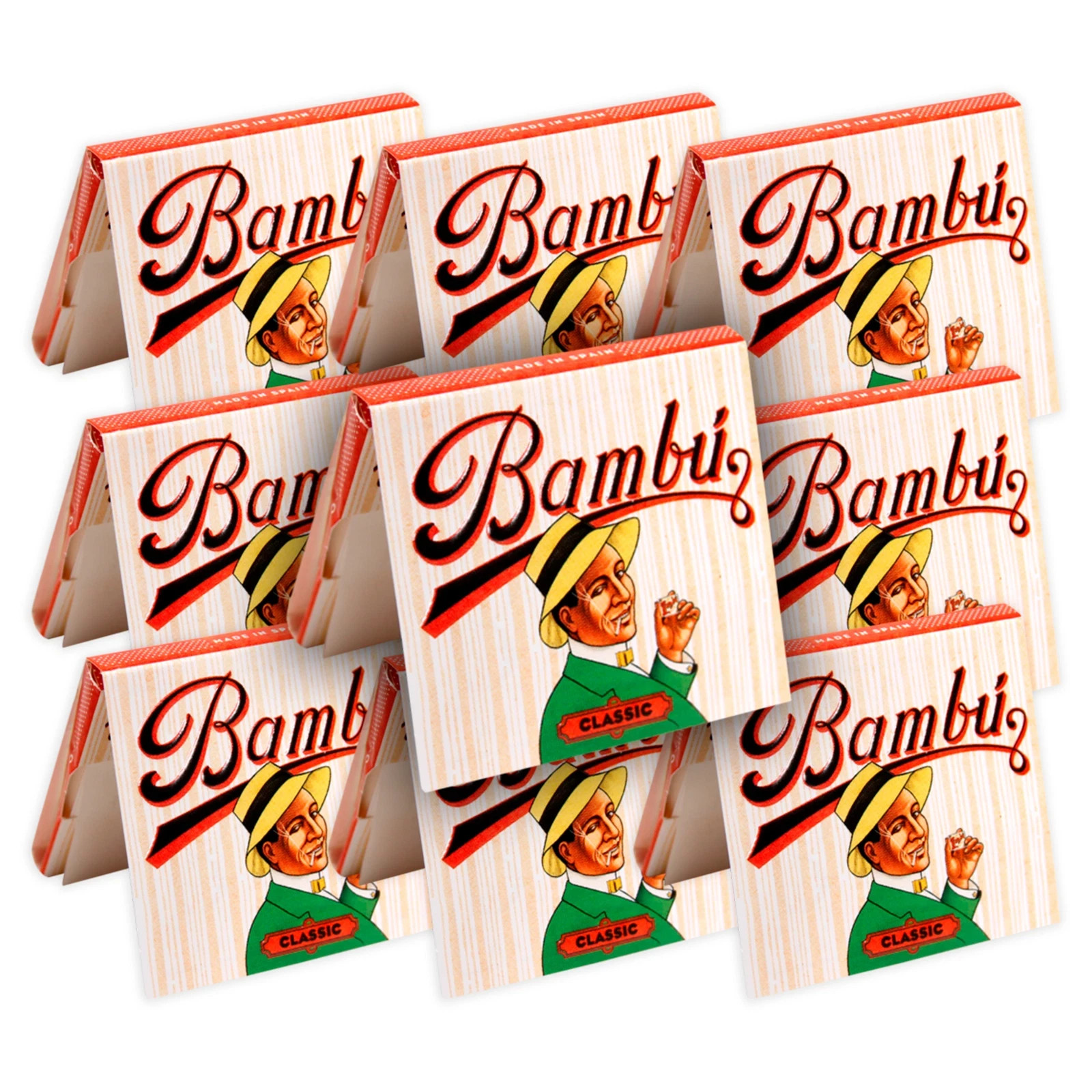 Bambu Rolling Papers - Classic 1 1/4 Regular Size Papers - (10 Booklets)