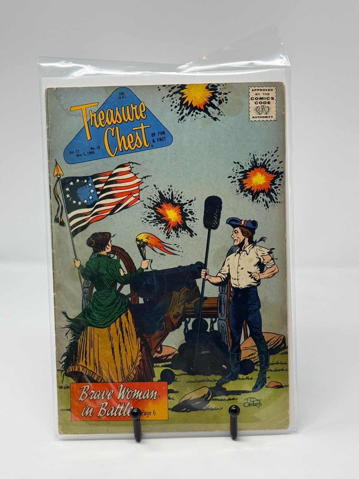 Treasure Chest Vol 21 No 18 Tom Chikes George A. Pflaum 1966 Comics Code Treasure Chest Vol 21 No 18 Tom Chikes George A. Pflaum 1966 Comics Code