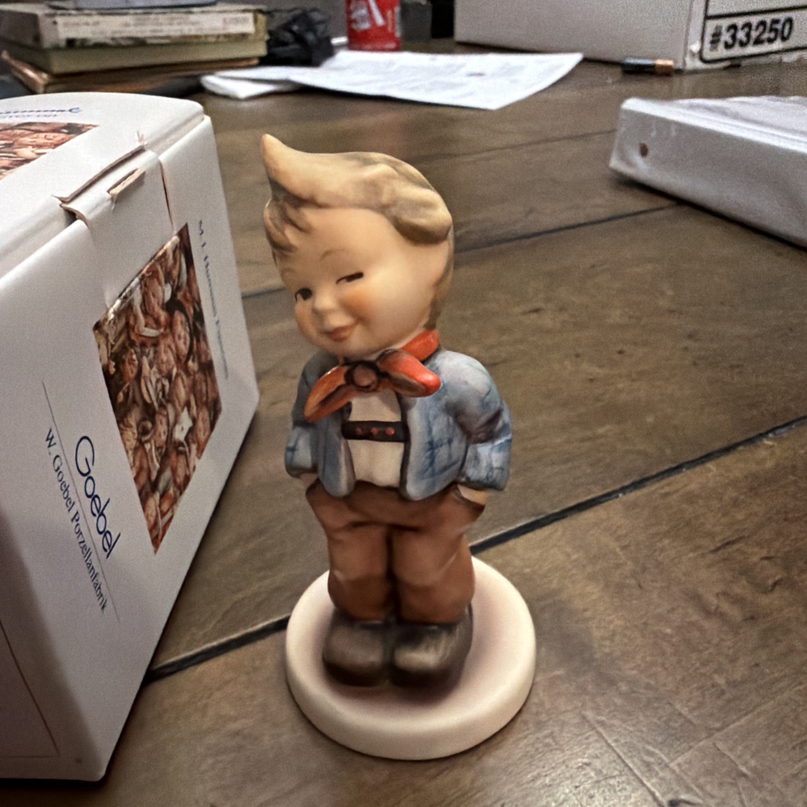 Goebel Hummel 1990 Vintage Figurine 'Spitzbub SCAMP' #189 Hum553 In Original Box