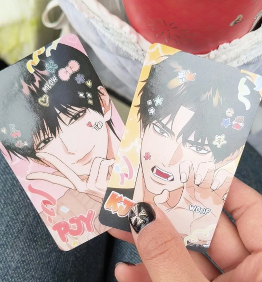 2Pcs Korean Bl Manhwa Revenge Kwon Jiwook Park Juyeon Random Photocard