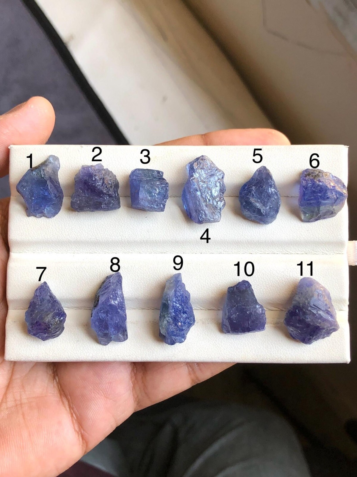 AAA Blue Tanzanite Rough,Natural Specimen Tanzanite Raw, Gemstone Minerals Tz#49