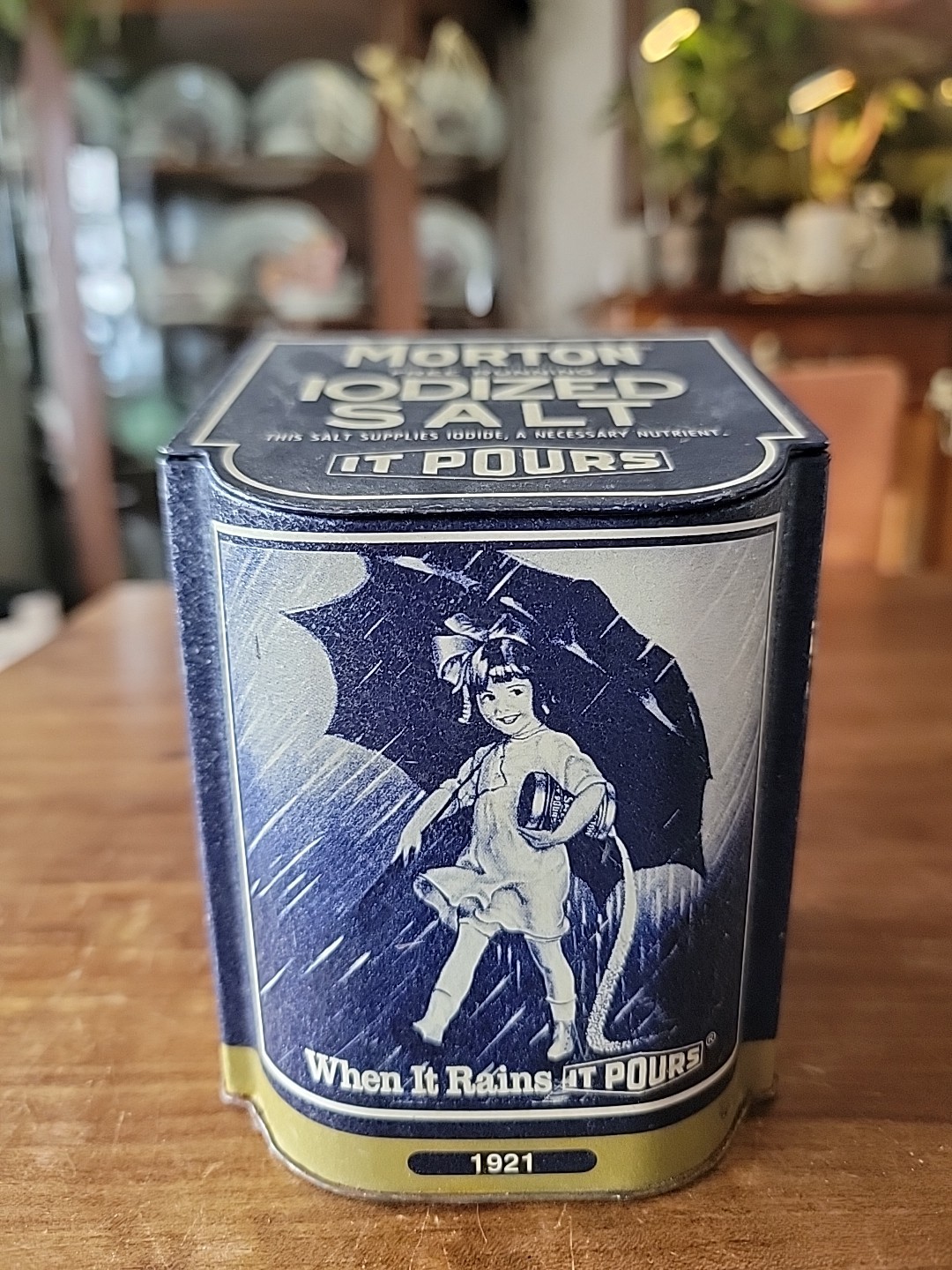 Morton Salt Reproduction Tin 